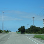 TX199 West at FM1156 North Signs Westbound on Texas State Highway 199.