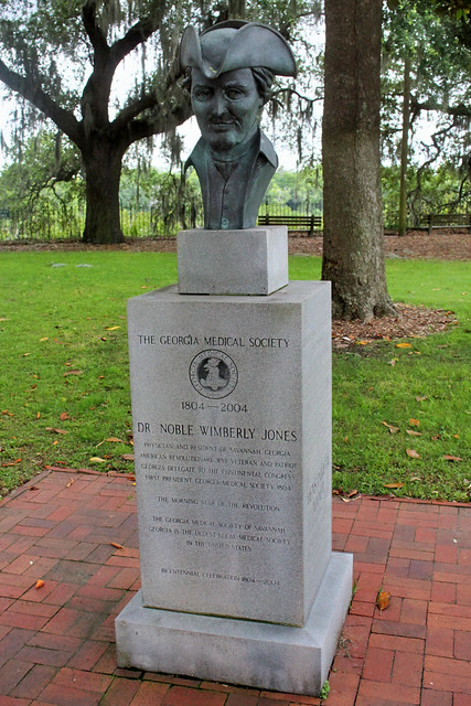 Dr. Noble Jones bust - Savannah, GA