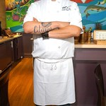chef Joseph Shawana at Kukum kitchen in Toronto, Canada 