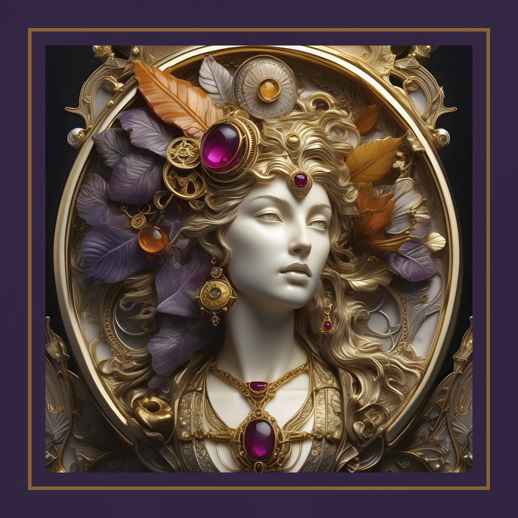Art Nouveau Jewelry - La Dame d'Aujac