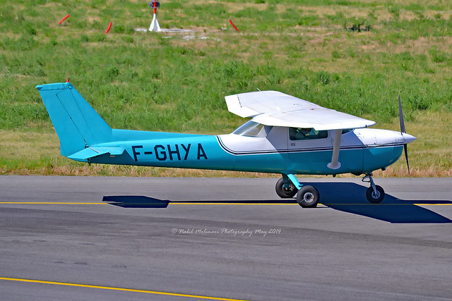 Alpes Aéro Maintenance F-GHYA Reims-Cessna F150M cn/1206 @ Aéroport de Cannes-Mandelieu LFMD / CEQ 24-05-2014