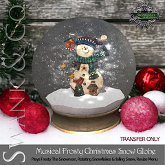Swank & Co. Musical Frosty Snow Globe