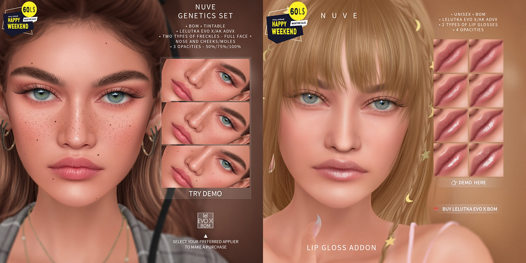 Genetics set + Lip gloss – Evo X heads