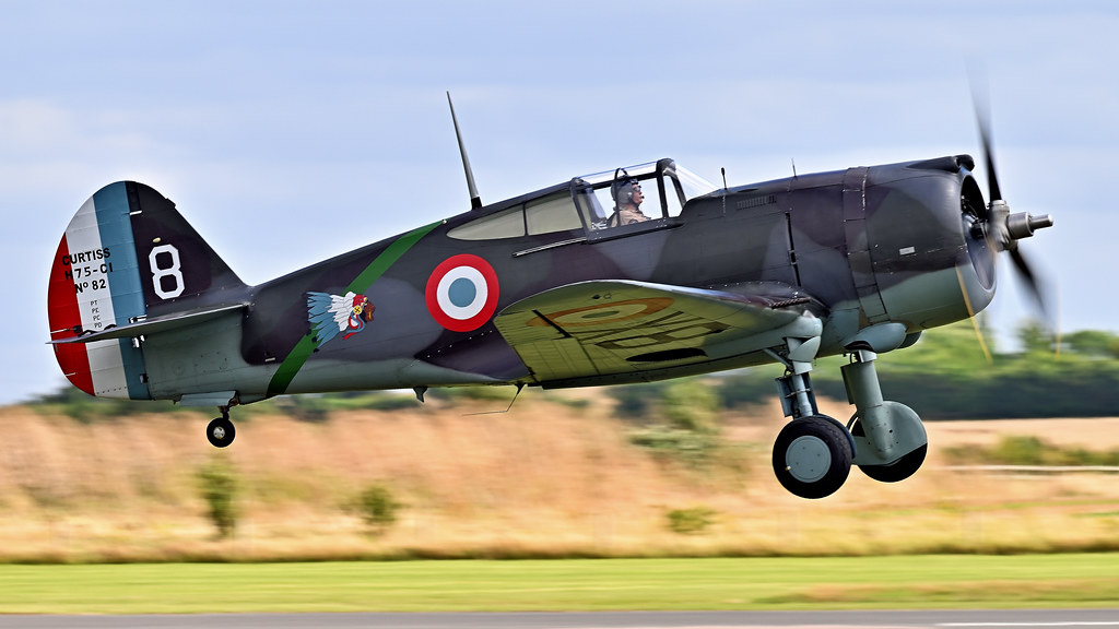 Curtiss Wright Hawk 75 G-CCVH served with the Armee de l Air (French Air Force) s/n 82