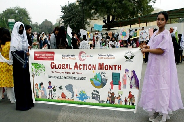 Children’s walk on environmental rights for every child every rights