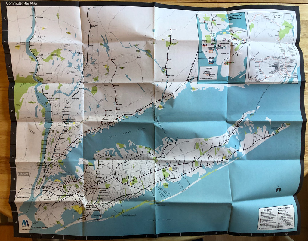 MTA Commuter Rail Map - 1981