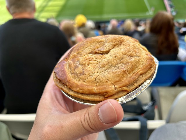 Pie at a Match