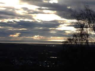 Bristol Channel From Pilgrims’ Way, Thornhill, Cwmbran 27 November 2023
