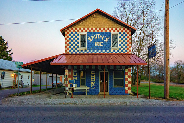 Old Remodeled Feed Store in Outville, Ohio