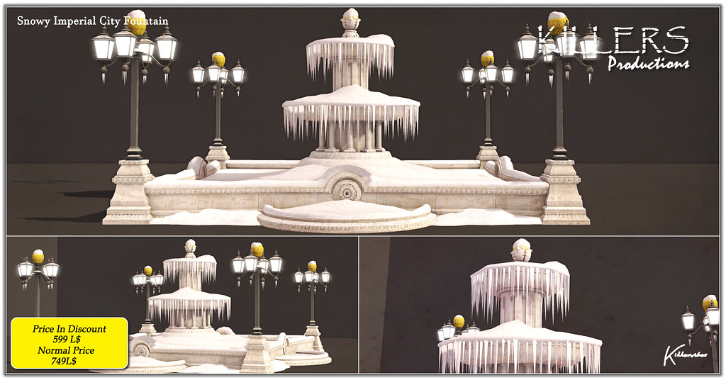 "Killer's" Snowy City Center Fountain On Discount @ Cosmopolitan Event