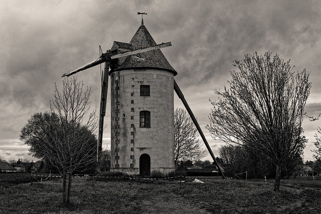 Moulin à vent du Gué Sainte-Marie - Les Trois-Moutiers - Vienne