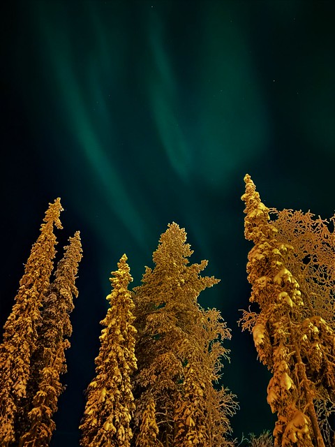 Aurora Borealis - Northern Lights, Äkäslompolo, Kolari, Lapland, Finland.
