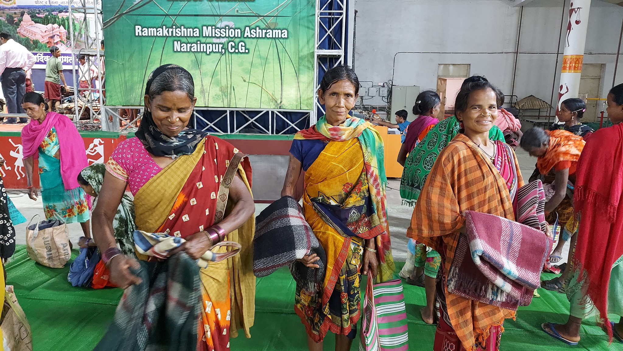 Distribution of Blankets to Tribal People : Narainpur, November 2023