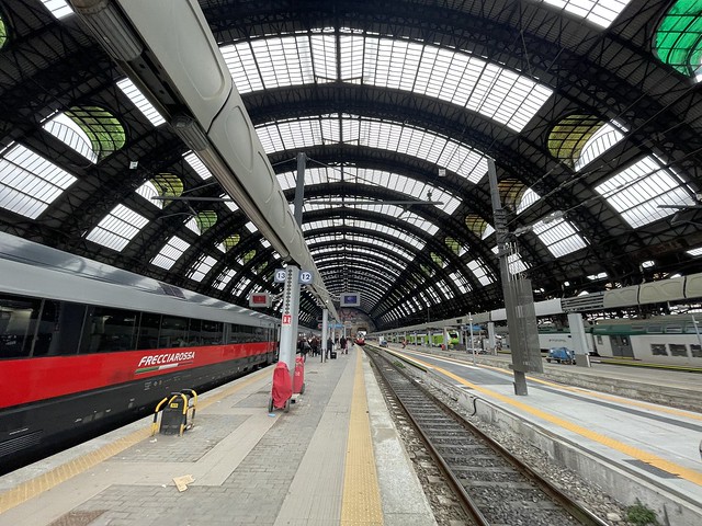 Ankunft in Milano Centrale
