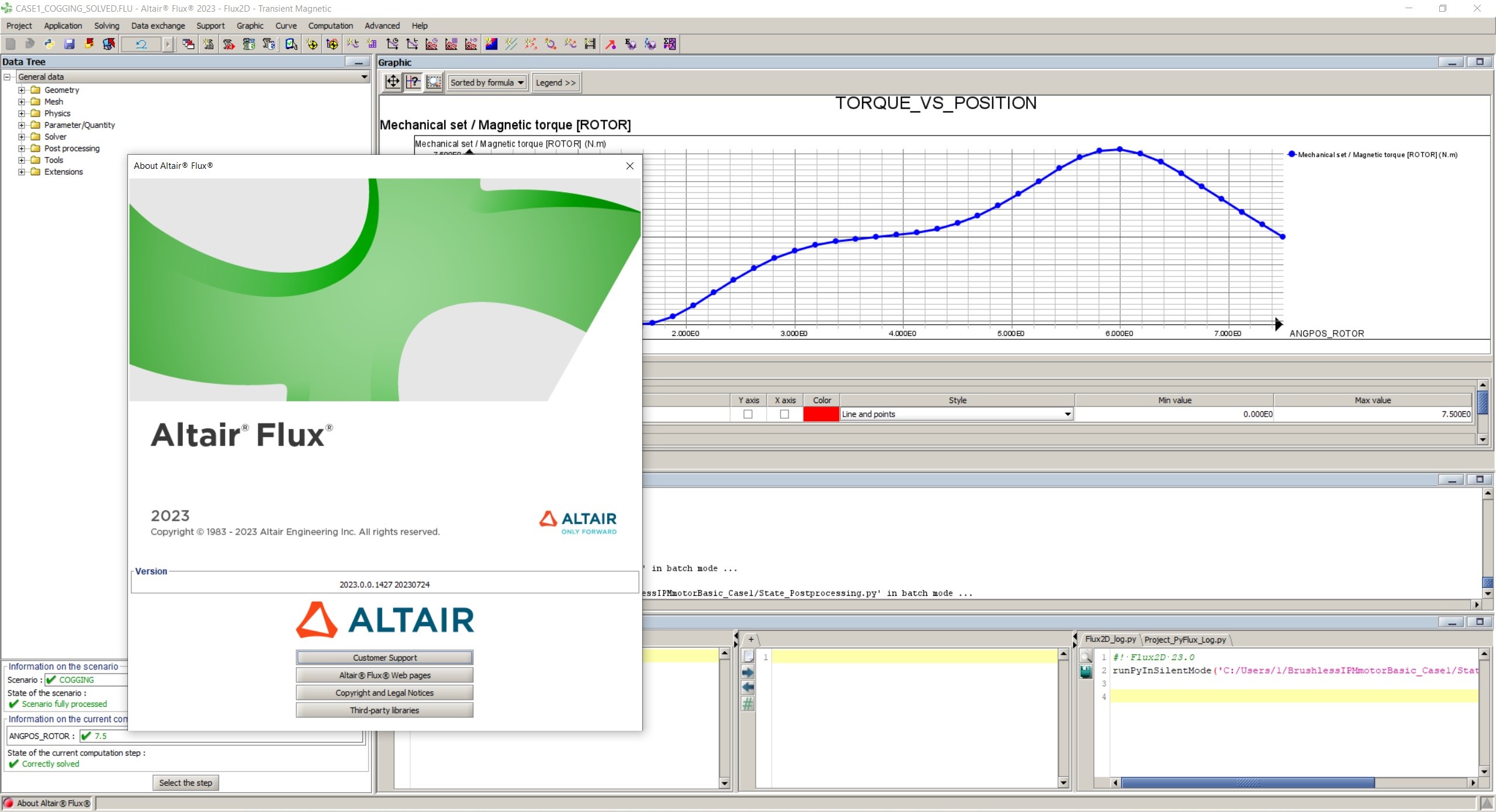Working with Altair Flux and FluxMotor 2023.0 full license