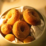 French Laundry 2020 Donuts and Coffee, cappuccino semifreddo, cinamon sugar donuts