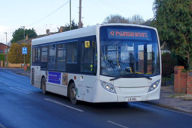 Reprieved: Trustybus (ex McNairns Coaches) ADL Enviro200 L8XEL (formerly CN11FBC) Haymeads Lane Bishops Stortford 28/11/23