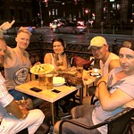 after eats with friends after a succesful party at Cabana Toronto in Toronto, Canada 
