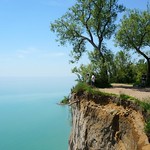incredible views from the Scarborough Bluffs in Toronto in Toronto, Canada 