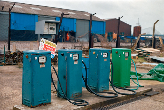 Fuel Pumps, Brimsdown, Enfield, 1994, 94-03-1-26