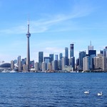 day dreaming of the Toronto skyline in Toronto, Canada 