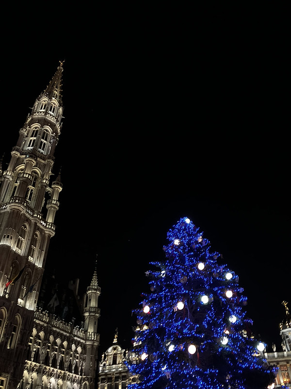 Gran árbol de Navidad - Grand Place de Bruselas