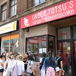 most delicious cheese cakes in Toronto at Uncle Tetsu, Little Tokyo in Toronto, Canada 