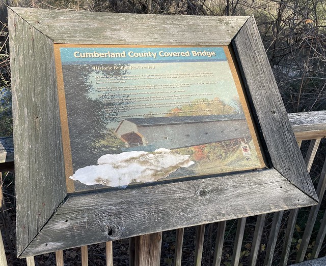 Cumberland County Covered Bridge Marker (Cumberland County, Illinois)