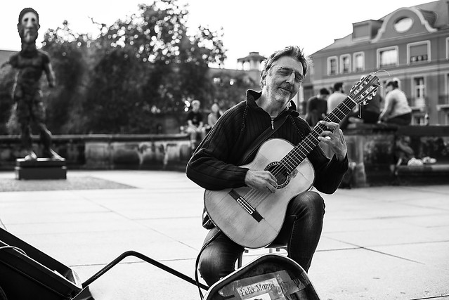 Musicien de rue à Berlin