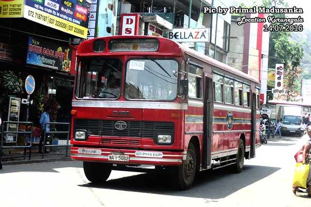 NA-5082 Kurunegala South Depot Tata - LP 1510/52 B type bus at Kurunegala in 14.07.2016