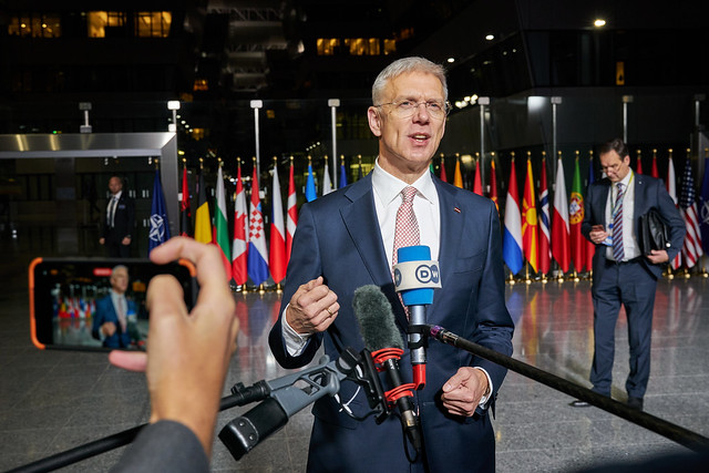 29.11.2023. Ārlietu ministrs Krišjānis Kariņš piedalās Nato ārlietu ministru tikšanās Briselē.