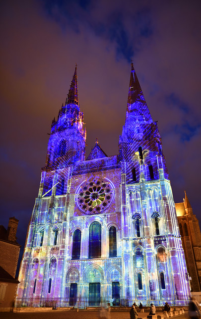 Chartres en lumières  04 octobre 2022.