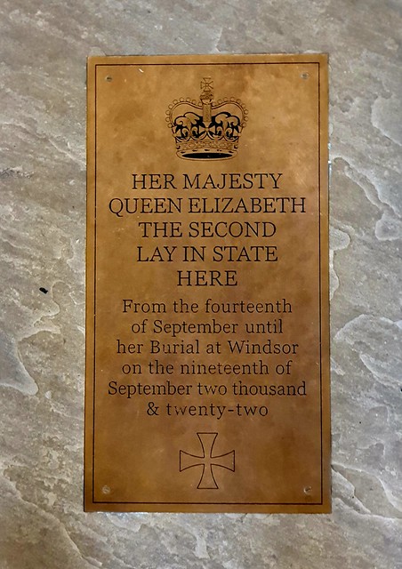 Memorial for Queen Elizabeth II Lying in State September 2022, Westminster Hall, London