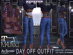 FREE LaraX GIFT @ Shop & Hop: MALified - Day Off Outfit - LaraX - As Shown