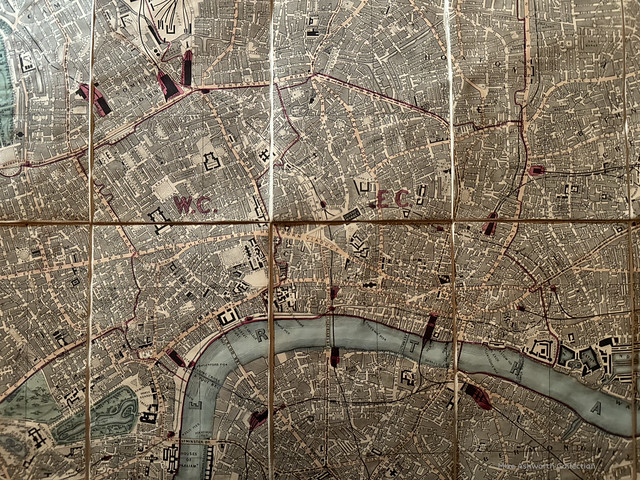 Collins' Standard Map of London : E. Stanford Ltd., London, 1871