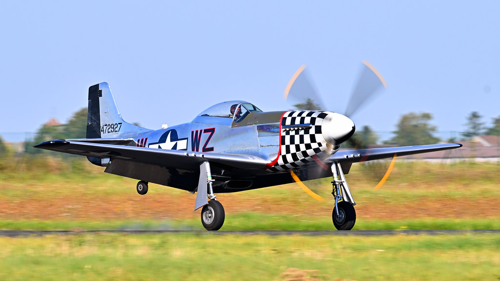 North American P-51D Mustang N51ZW 472927 USAAF and USAF 44-74453 W-WZ Frances Dell