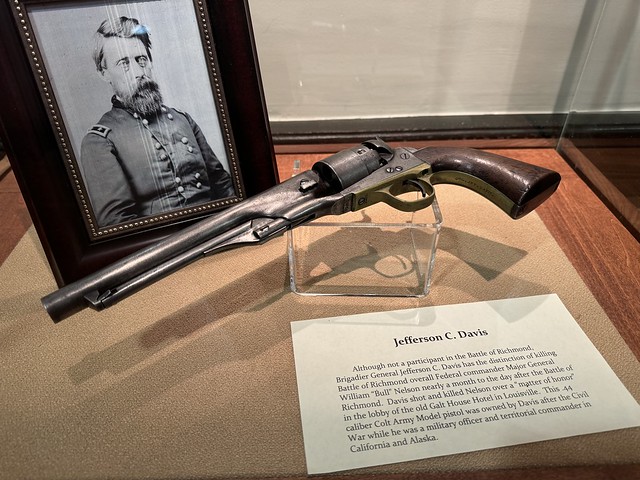 Gun used by Jefferson C. Davis