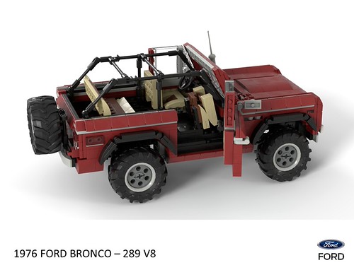 Ford Bronco Gen-1 (1976) 1:15 Creator Expert | by lego911