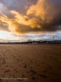 Sunset over Swansea Seafront 2023 11 28 #4