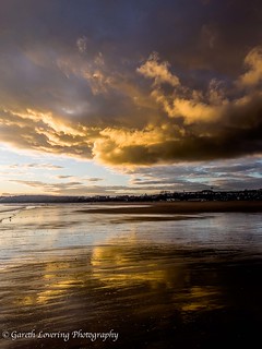 Sunset over Swansea Seafront 2023 11 28 #1