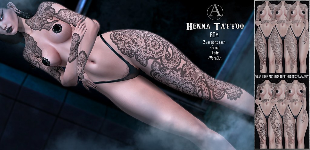 +ARANA+ Henna Tattoo -BOM
