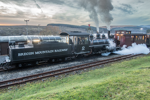 Brecon Mountain Railway Baldwin 4-6-2 '2' at Pontsticill