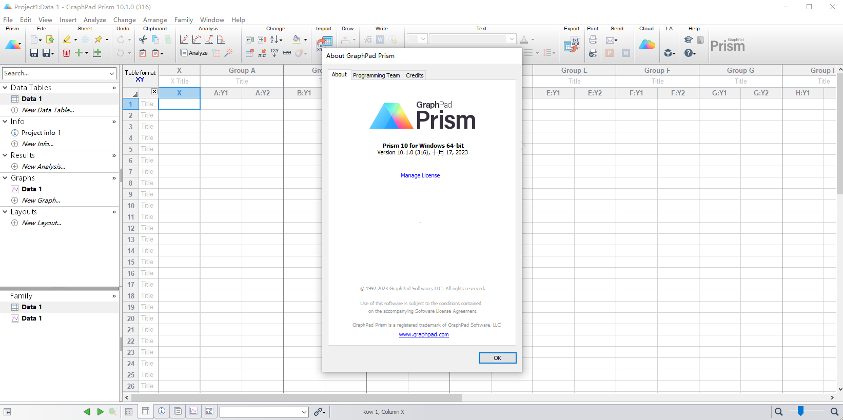 Working with GraphPad Prism 10.1.0.316 full license