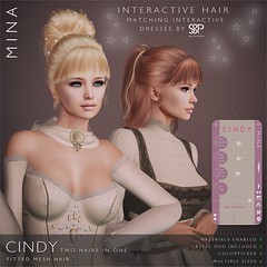 MINA Hair – Cindy interactive hair for @FaMESHed  !
