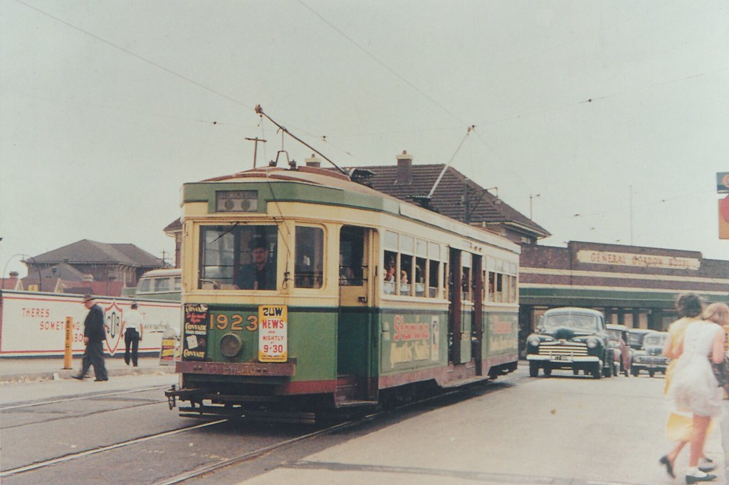 Tram on Railway Rd (near Sydenham Railway Station)
