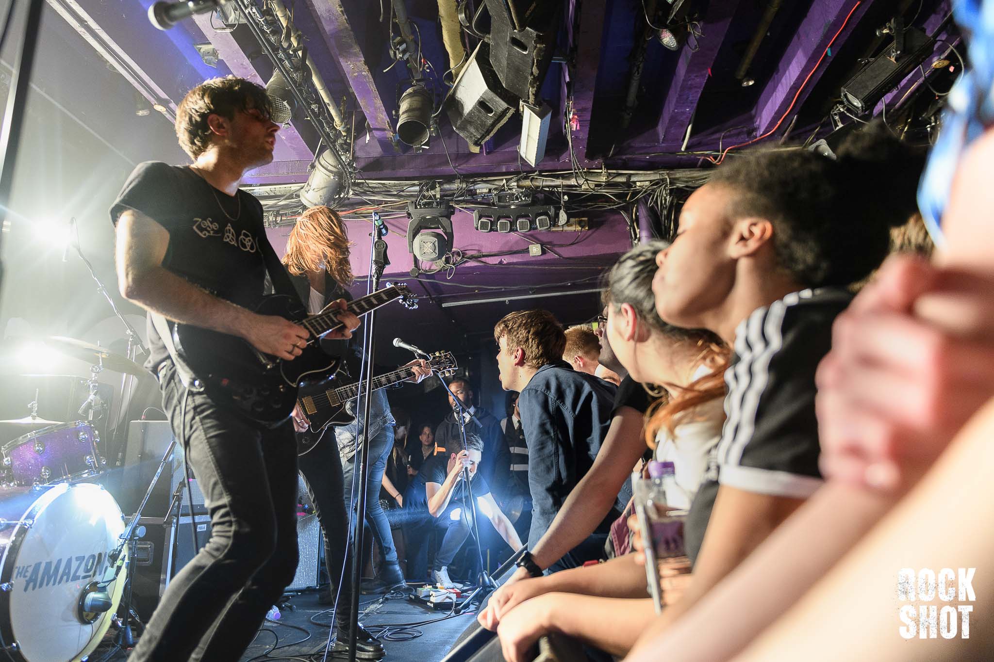The Amazons performing at Dingwalls, Camden Lock on 12 April 2017