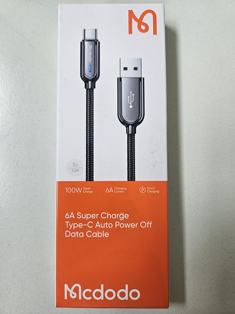 McDodo 6A Power Charge Type-C Auto Power Off Data Cable (27 Nov 2023)