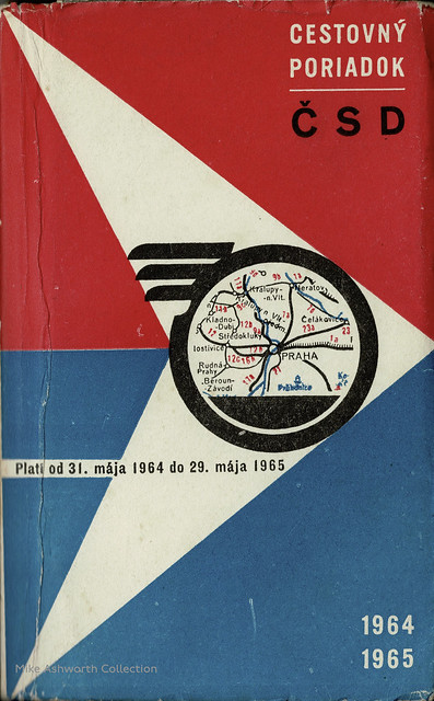 ČSD Cestovny Poriadok : 31 mája 1964 do 29 mája 1965 : Ministerstvo Dopravy, Praha, Czechoslovakia