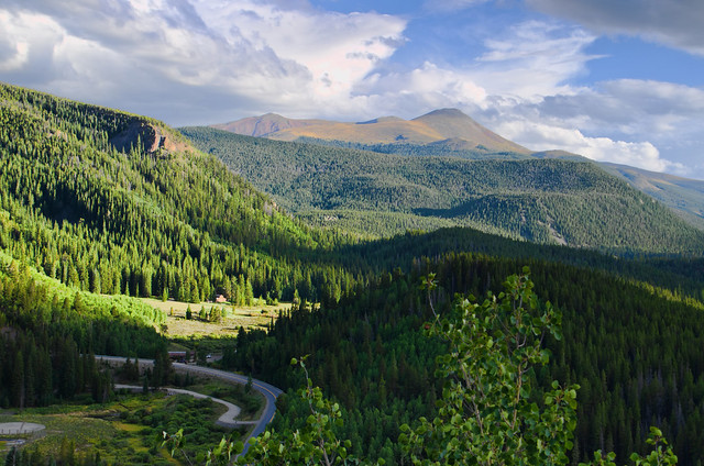 Rocky Mountain scenery in Breckenridge, Colorado