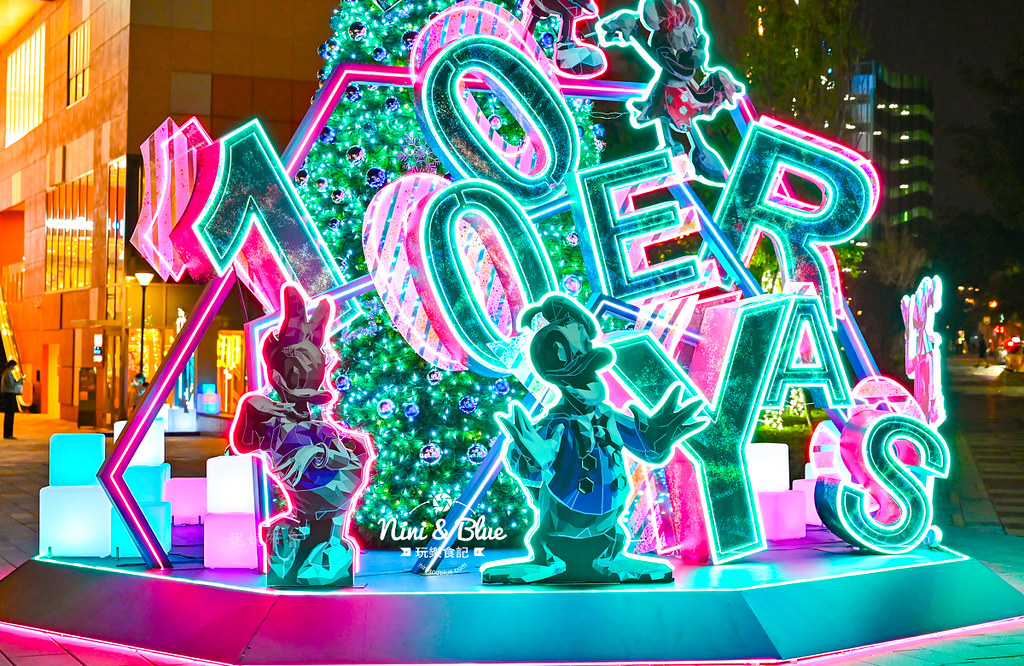 迪士尼100主題燈飾台中耶誕節景點22